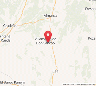 Map of Villaselán, Castille and León