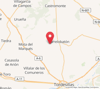 Map of Villasexmir, Castille and León