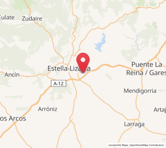Map of Villatuerta, Navarre
