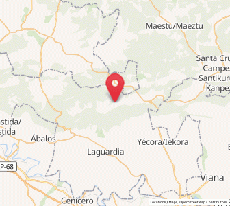 Map of Villaverde, Basque Country