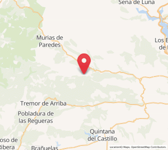 Map of Villaverde, Castille and León