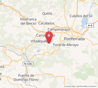 Map of Villaverde de la Abadía, Castille and León