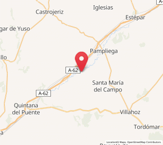 Map of Villaverde-Mogina, Castille and León