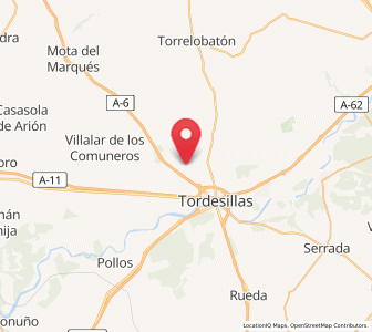 Map of Villavieja del Cerro, Castille and León
