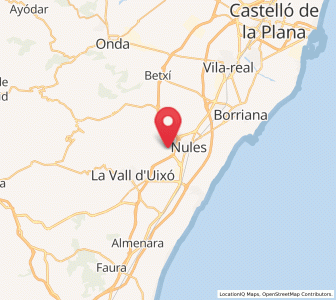 Map of Villavieja, Valencia