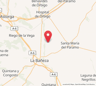 Map of Villazala, Castille and León