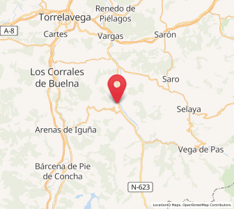 Map of Villegar, Cantabria
