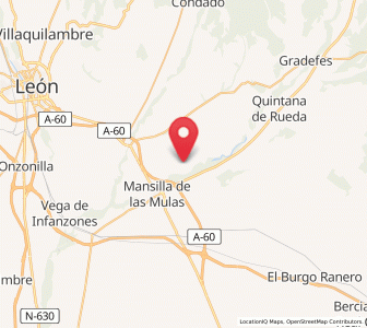 Map of Villiguer, Castille and León