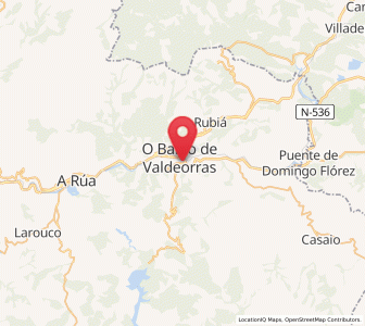 Map of Villoría, Galicia