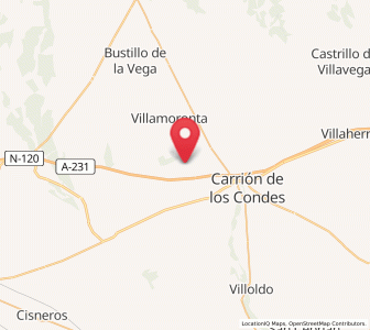 Map of Villotilla, Castille and León
