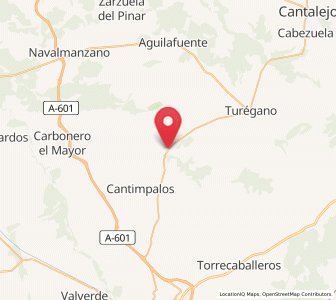 Map of Villovela de Pirón, Castille and León