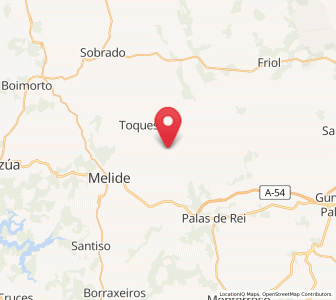 Map of Vilouriz, Galicia