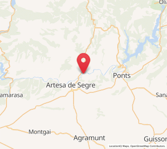 Map of Vilves, Catalonia