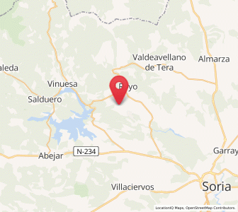 Map of Vilviestre de los Nabos, Castille and León