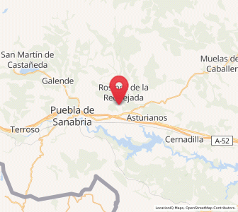 Map of Vime de Sanabria, Castille and León