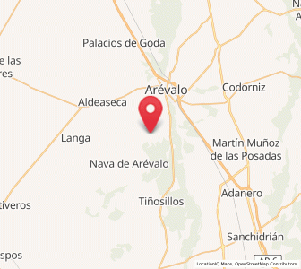 Map of Vinaderos, Castille and León