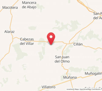 Map of Viñegra, Castille and León