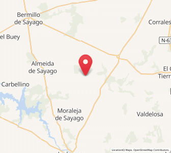 Map of Viñuela de Sayago, Castille and León