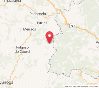 Map of Visuña, Galicia