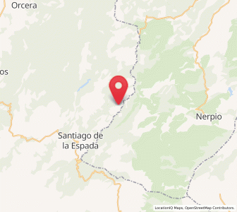 Map of Vites, Andalusia