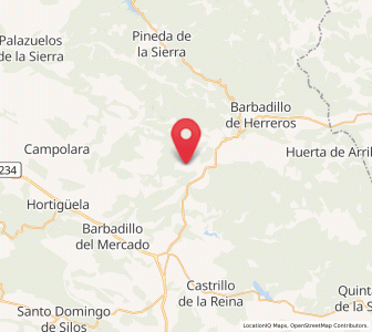 Map of Vizcaínos, Castille and León