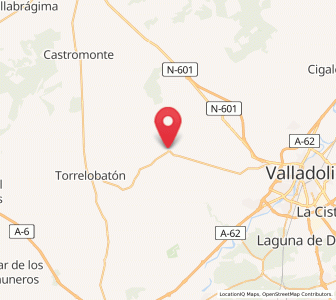 Map of Wamba, Castille and León