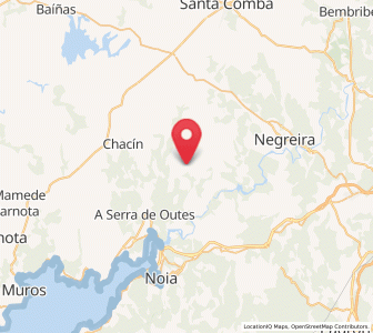 Map of Xallas de Abaixo, Galicia