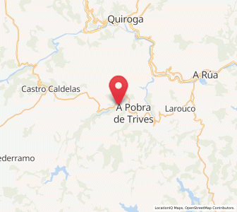 Map of Xunqueira, Galicia