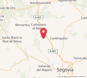 Map of Yanguas de Eresma, Castille and León
