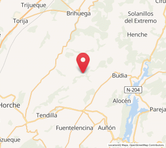 Map of Yélamos de Abajo, Castille-La Mancha