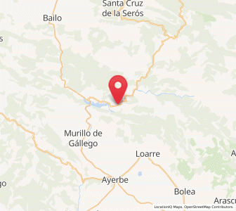 Map of Yeste, Aragon