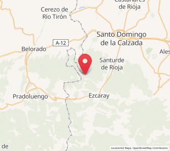 Map of Zabárrula, La Rioja