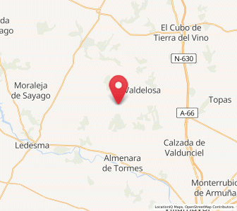 Map of Zamayón, Castille and León