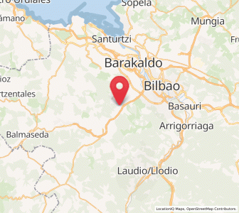 Map of Zaramillo, Basque Country