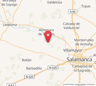 Map of Zaratán, Castille and León
