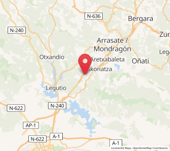 Map of Zarimutz, Basque Country