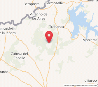 Map of Zarza de Don Beltrán, Castille and León