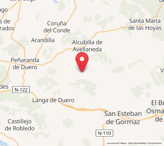 Map of Zayas de Torre, Castille and León