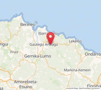 Map of Zeeta, Basque Country