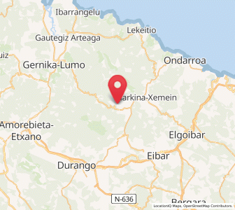Map of Zeinka-Zearregi, Basque Country