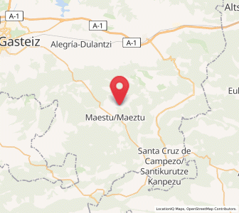 Map of Zekuiano / Cicujano, Basque Country
