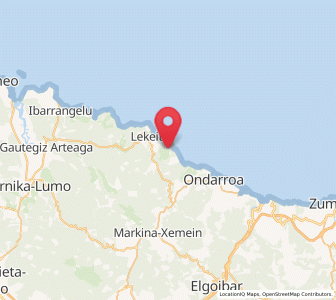 Map of Zelaia, Basque Country