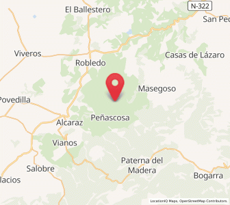 Map of Zorio, Castille-La Mancha