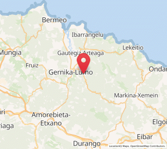 Map of Zubiate, Basque Country