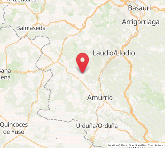 Map of Zuhatza / Zuaza, Basque Country
