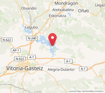 Map of Zuhatzu Ganboa, Basque Country