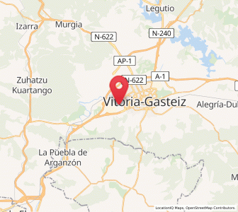 Map of Zuhatzu / Zuazo de Vitoria, Basque Country