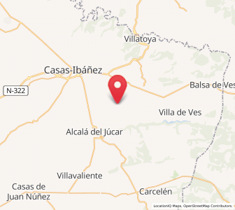 Map of Zulema, Castille-La Mancha