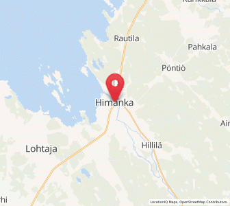 Map of Himanka, North Ostrobothnia