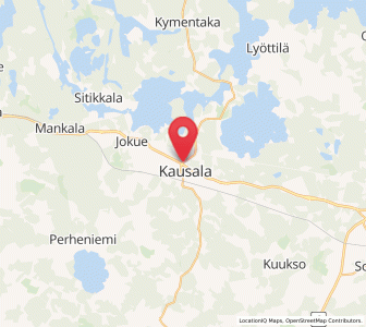 Map of Iitti, Paijat-Hame